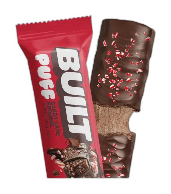 Built Candy Cane Brownie