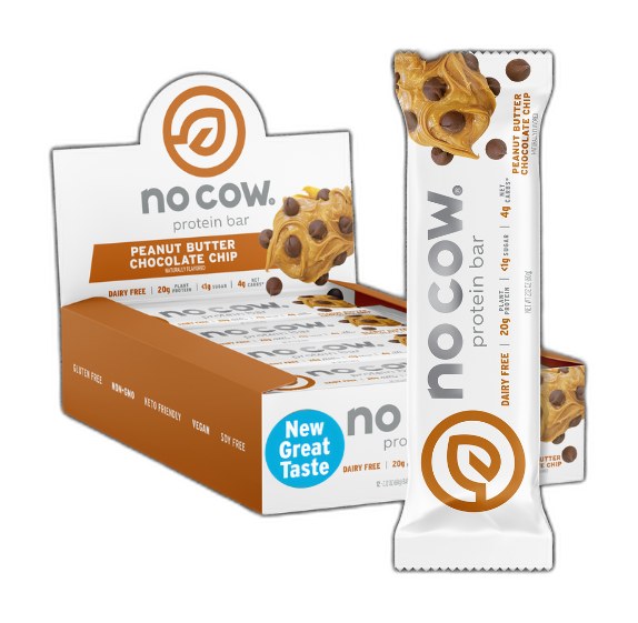 No Cow Peanut Butter Chocolate Chip